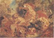 Eugene Delacroix, La Chasse aux lions